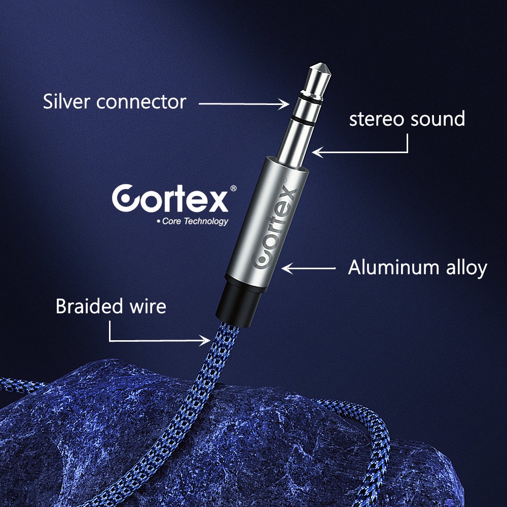 Jual Cortex Power - MH224 / MH225 Kabel Audio Hifi Aux 3.5mm to Jack 3 ...