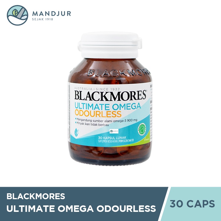 Jual Blackmores Ultimate Omega Odourless 30 Tablet Sumber Omega 3