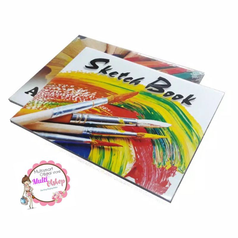 Jual Kiky sketchbook/Buku Sketsa Ukuran A4 50Lembar Shopee Indonesia