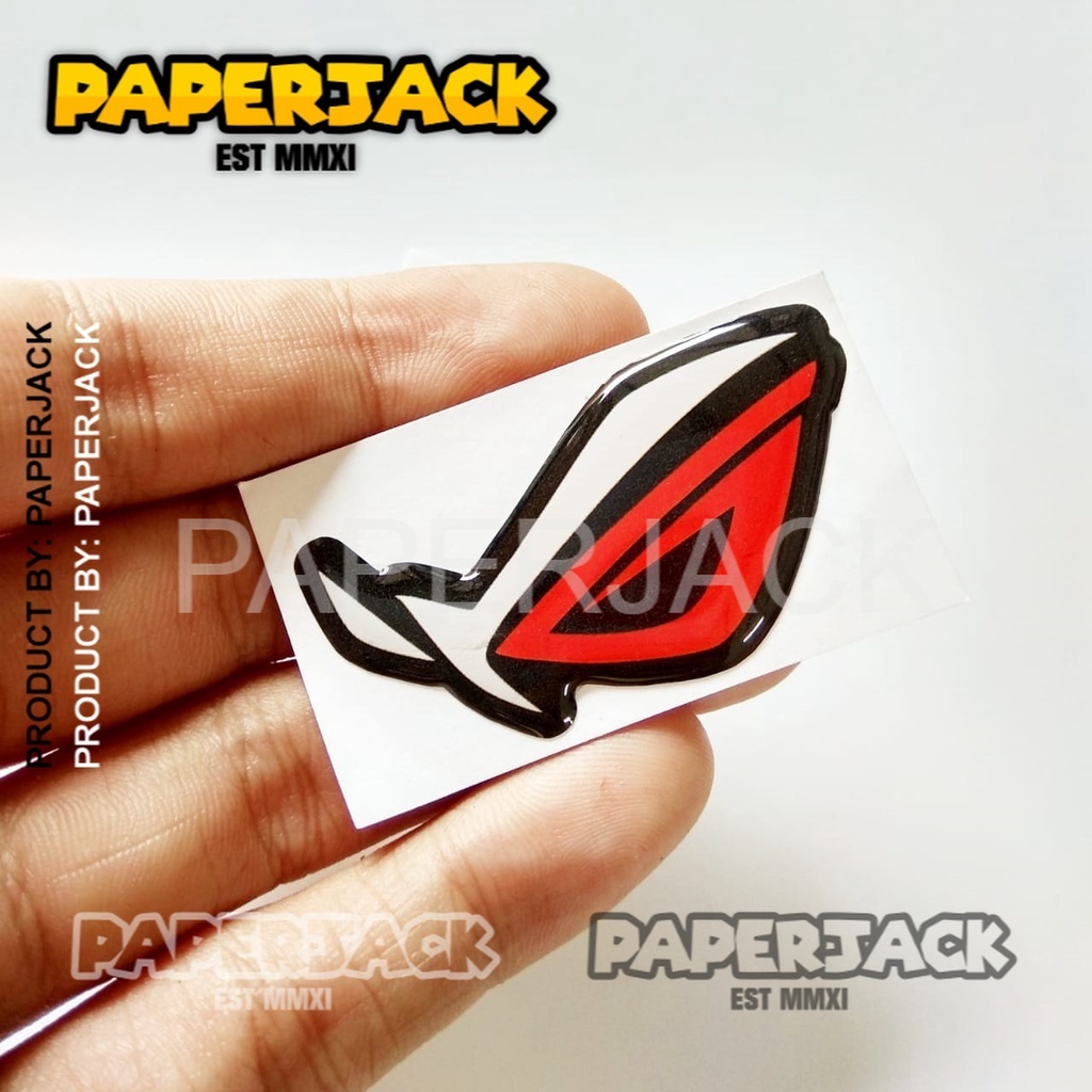 Jual Stiker Rog Stiker Timbul Pc Republic Of Gamers Aksesoris Casing Pc Gaming Dan Laptop Import 7194