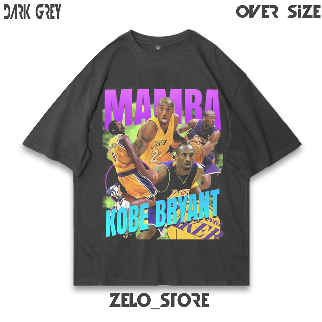 T-shirt Vintage Oversize Kobe Bryant - Blanc, Taille M, Streetwear Hip-hop Années 2000