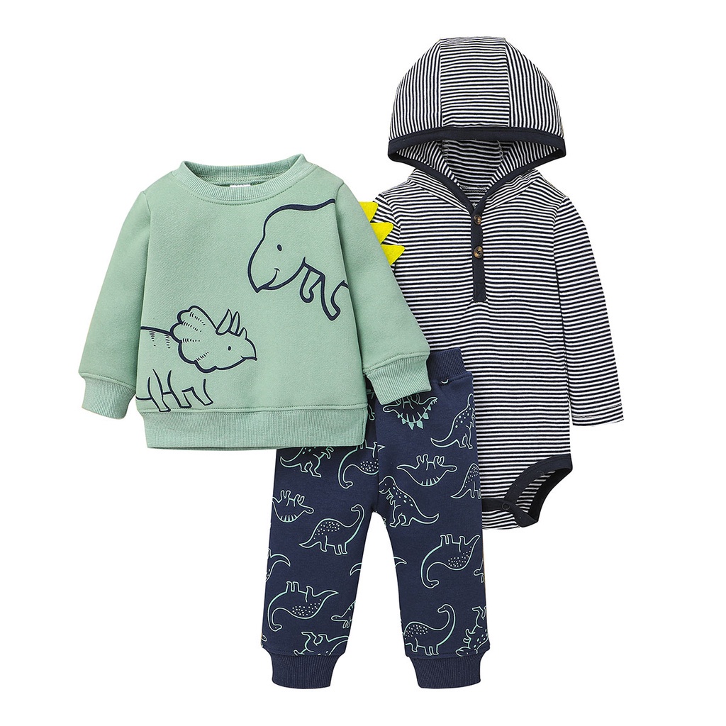 Jual MINIBOO - Sweater Set Bayi Motif Raptor | Shopee Indonesia