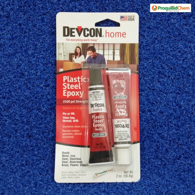 Jual Lem Kuat Perekat Besi DEVCON home Plastic Steel Epoxy 52345 56.8G ...