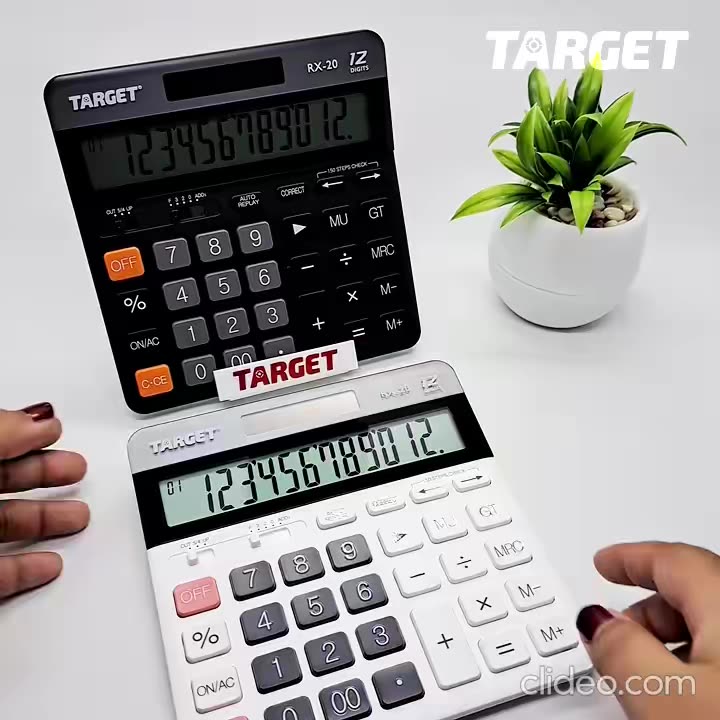 Jual Target RX-20 - Desktop Calculator - 12 digit | Shopee Indonesia