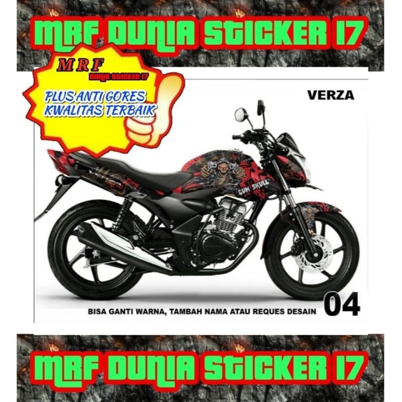 Jual Sticker Decal Honda Verza Full Body Decal Honda Verza Full Body