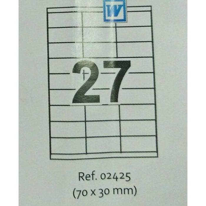 Jual Apli Label Basic A Size White Labels Shopee Indonesia