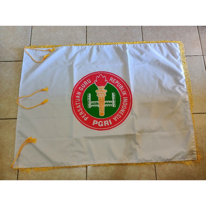 Jual Bendera PGRI Persatuan Guru Rebuplik Indonesia sablon dua sisi ...