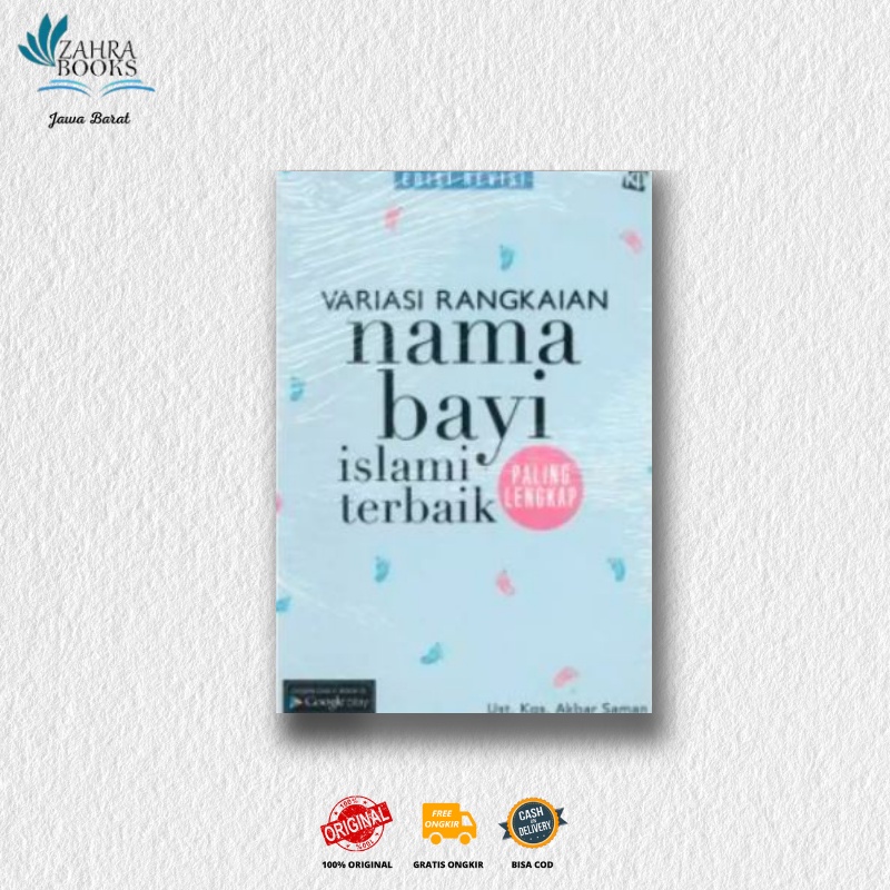 Jual AG - BUKU VARIASI RANGKAIAN NAMA BAYI ISLAMI TERBAIK PALING ...