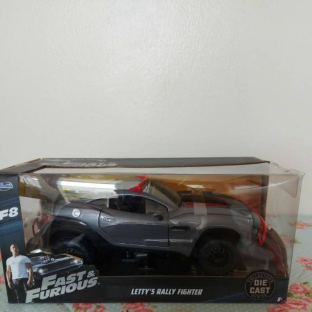 Jada 98297 Fast and Furious 8 Letty's Rally Fighter 1/24 Diecast Grey for sale o