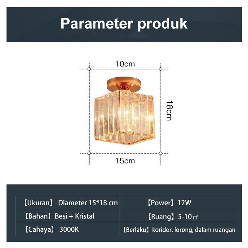 Jual Golden Led Lampu Plafon Lampu Kristal Plafon Rumah Lampu Ceiling