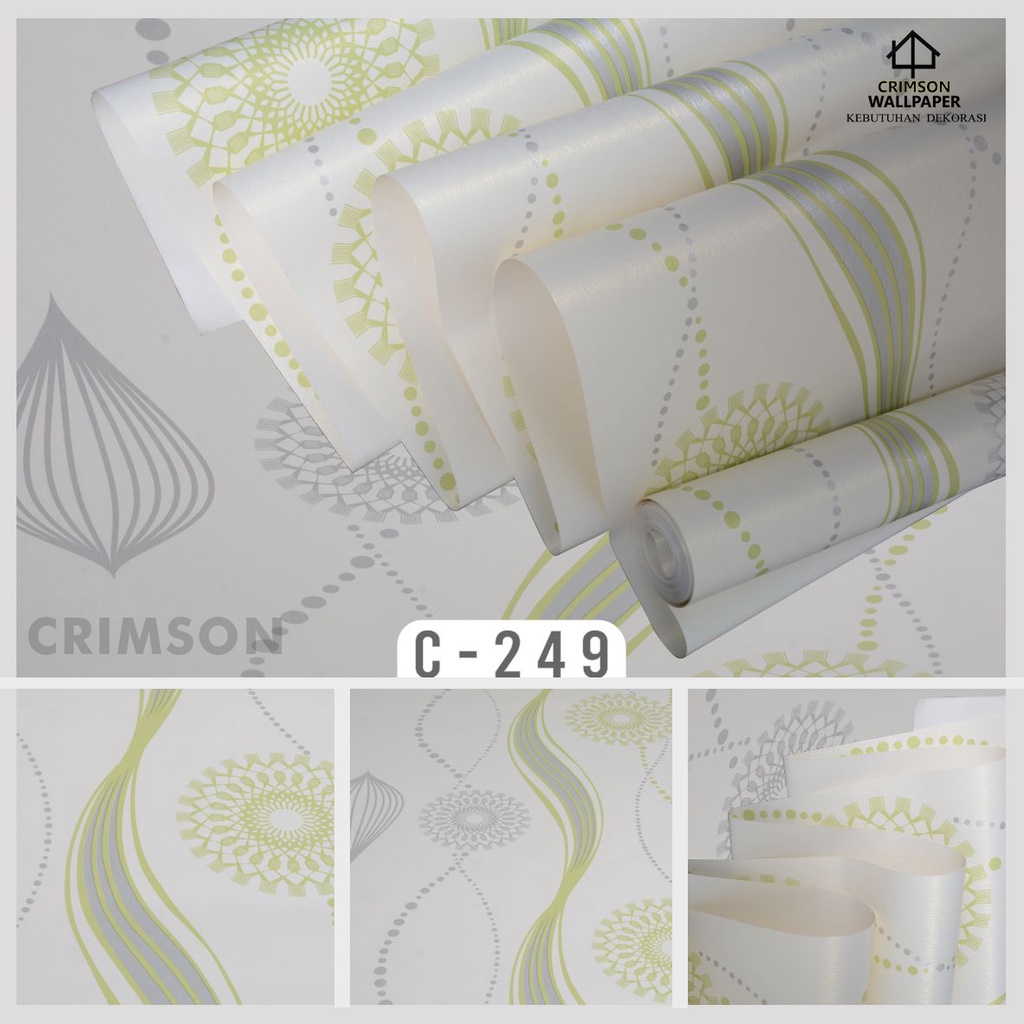 Jual WALLPAPER DINDING MOTIF SALUR AROBIC PREMIUM BERTEXTURE TIMBUL ...