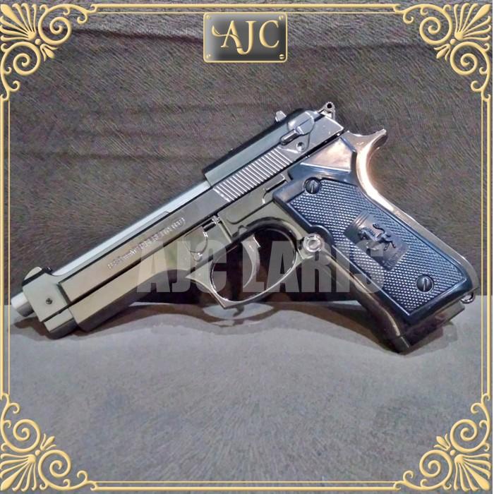 Jual Korek Api Pistol Baretta Silver Besar Mirip Aslinya Shopee Indonesia