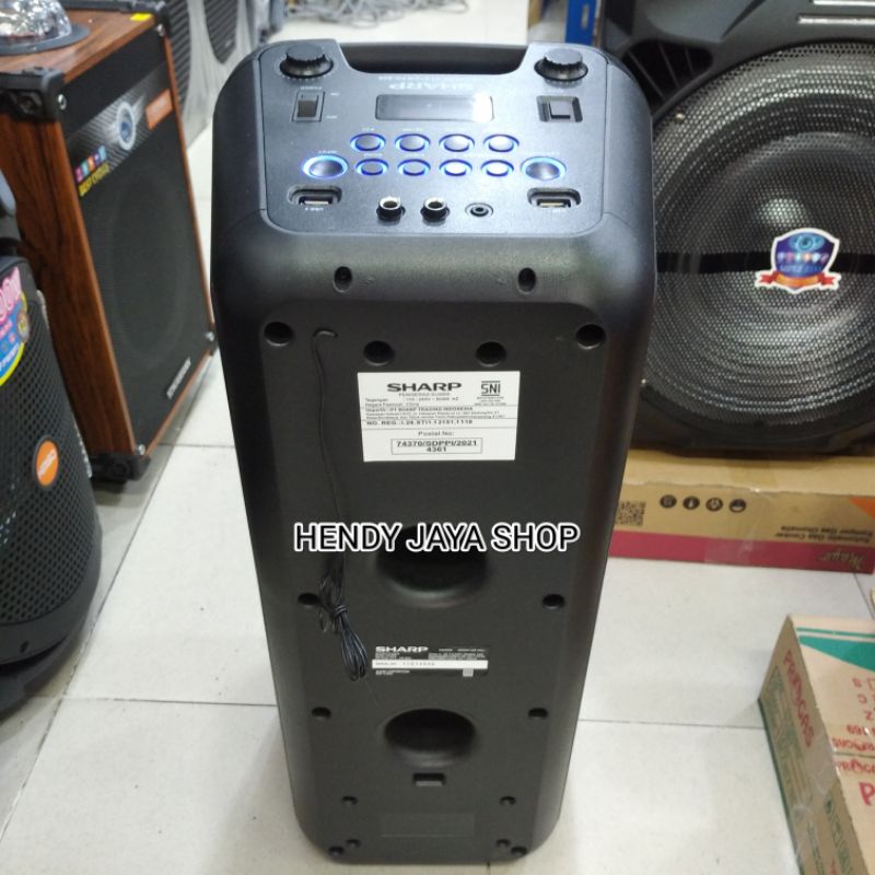 Jual PORTABLE SPEAKER SHARP - PS 920 SPEAKER BLUETOOTH WIRELESS KARAOKE ...
