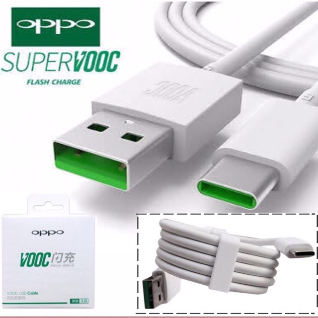 Jual Kabel Data OPPO Super Vooc USB Type C Fast Charging Oroginal 100% ...