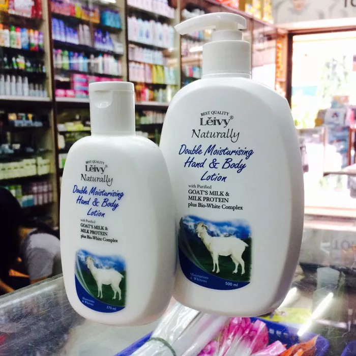 Jual Leivy Double Moisturising Hand And Body Lotion With Purified Goats