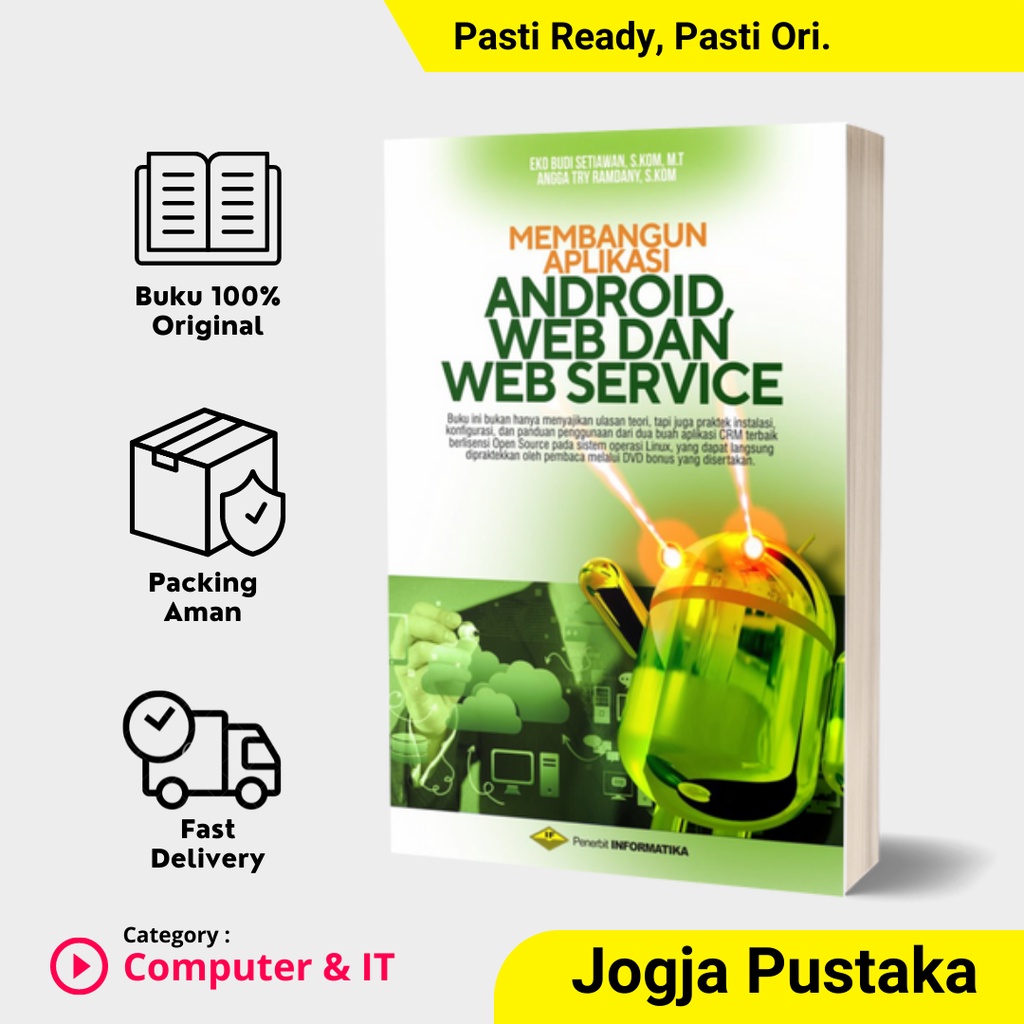 Jual Buku Membangun Aplikasi Android Web Dan Web Service DVD