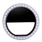 Ring Light Selfie Lampu Selfie Led.rechargeable Monile ( Bulat Rp 12 )