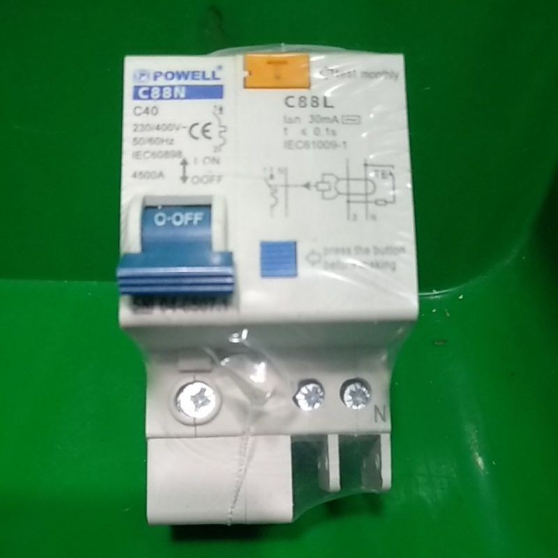 Jual ELCB / RESIDUAL CURRENT CIRCUIT BREAKER C40 | Shopee Indonesia