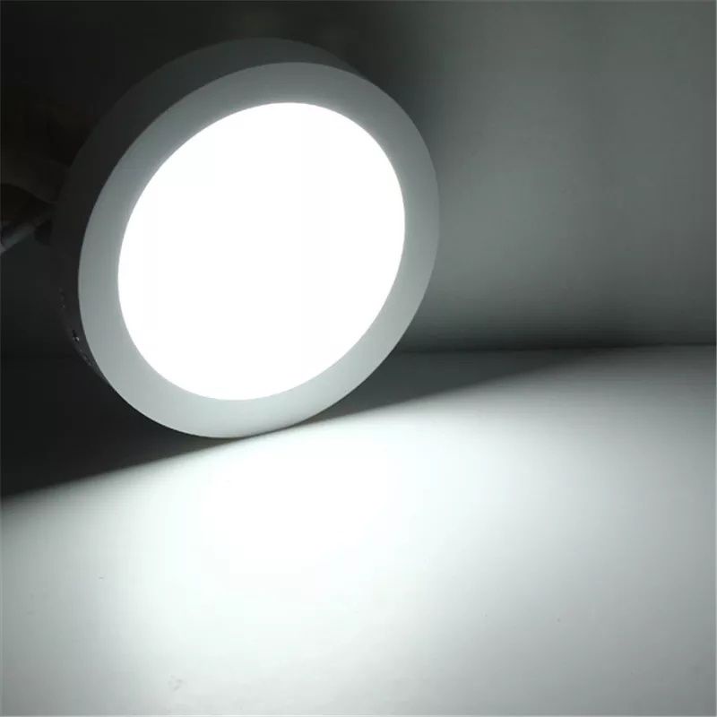 Jual LED panel light Sloveens 6 watt bulat dan kotak - OB surface panel ...