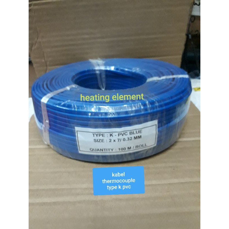Jual kabel theemocouple type k pvc 2 x 7/0,32 | Shopee Indonesia