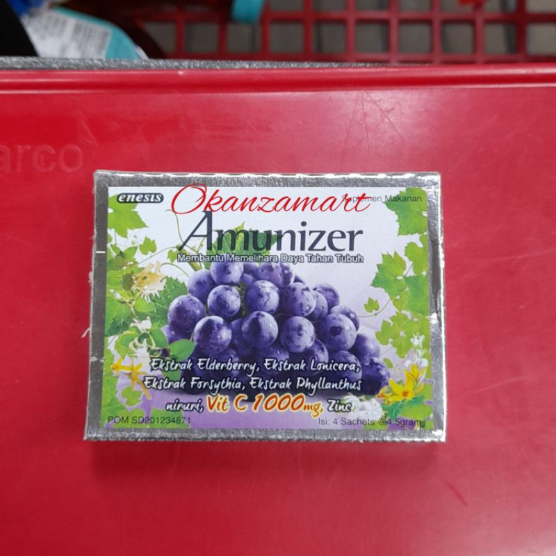 Jual Amunizer Vitamin C 1000mg 4x4.5gr | Shopee Indonesia