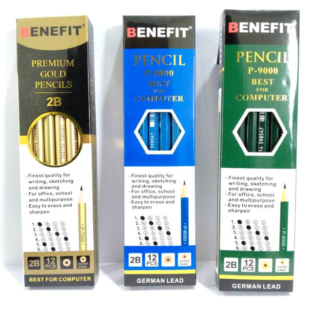 Jual Pensil 2b Benefit Isi 12 Pcs Shopee Indonesia