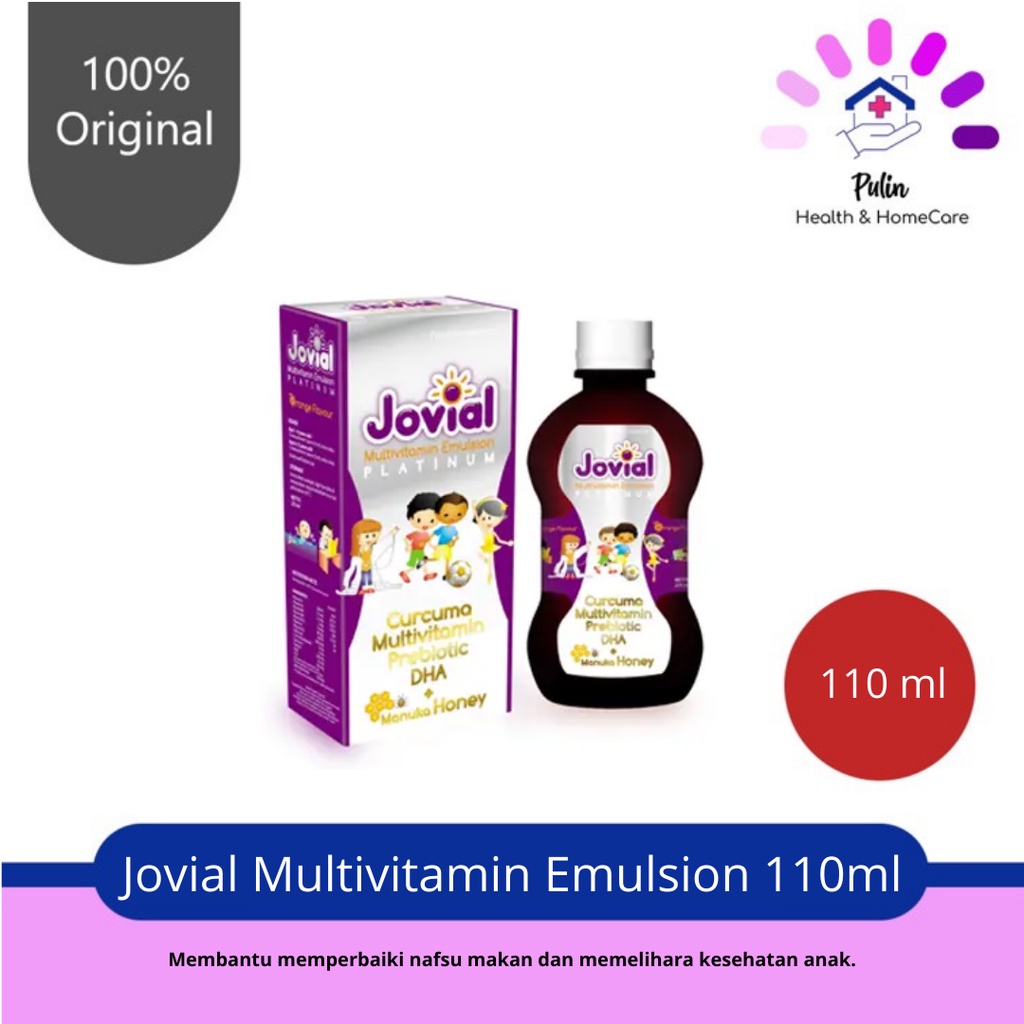 Jual Jovial Multivitamin Emulsion Platinum 110 ml | Shopee Indonesia