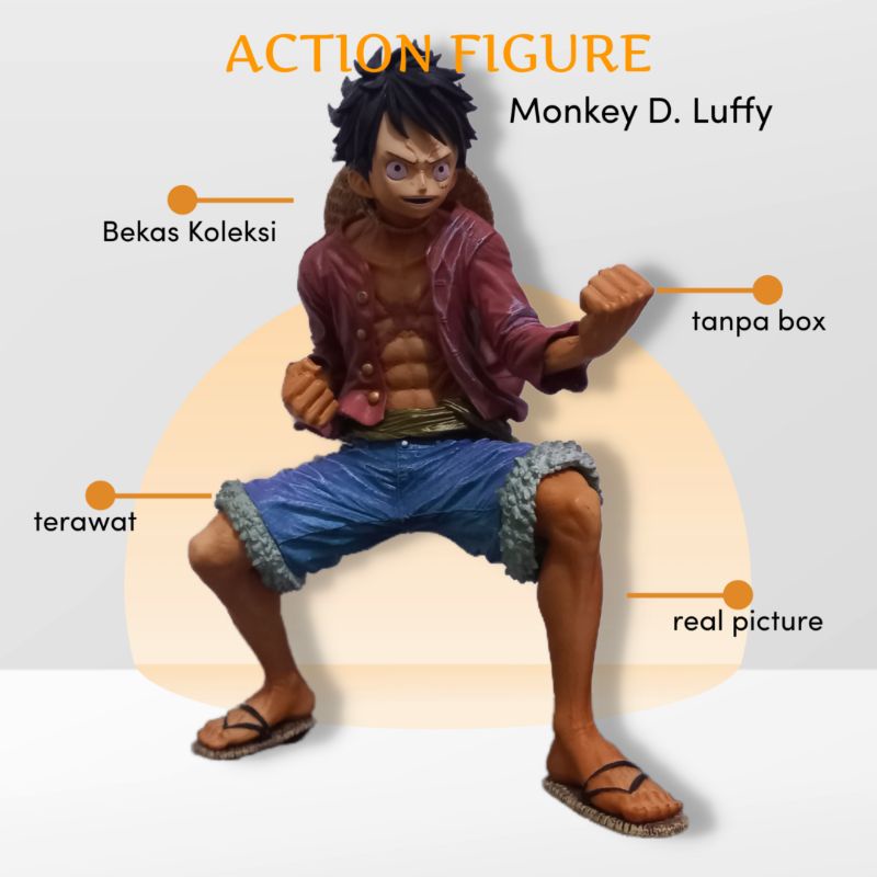 Jual ACTION FIGURE ONE PIECE / MONKEY D LUFFY | Shopee Indonesia