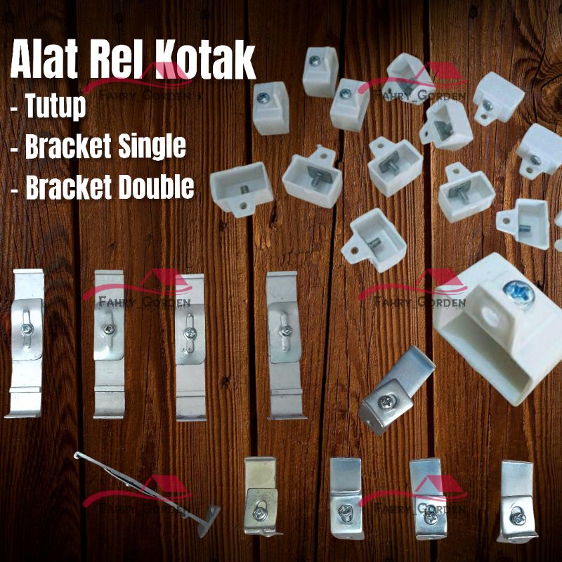 Jual Alat Rel Kotak Endcup Bracket Single Bracket Double Shopee Indonesia