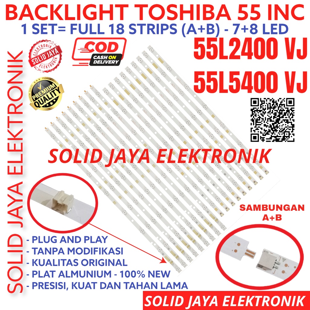 Jual Backlight Tv Led Toshiba Inc L L L Vj