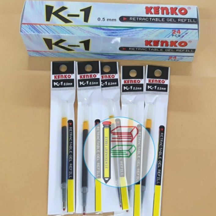 Jual Isi Refill Gel Pen Kenko K1 per Pack 24pcs Shopee Indonesia