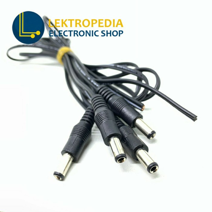Jual Kabel Jack DC Patent 1m Male Adaptor Power Supply | Shopee Indonesia