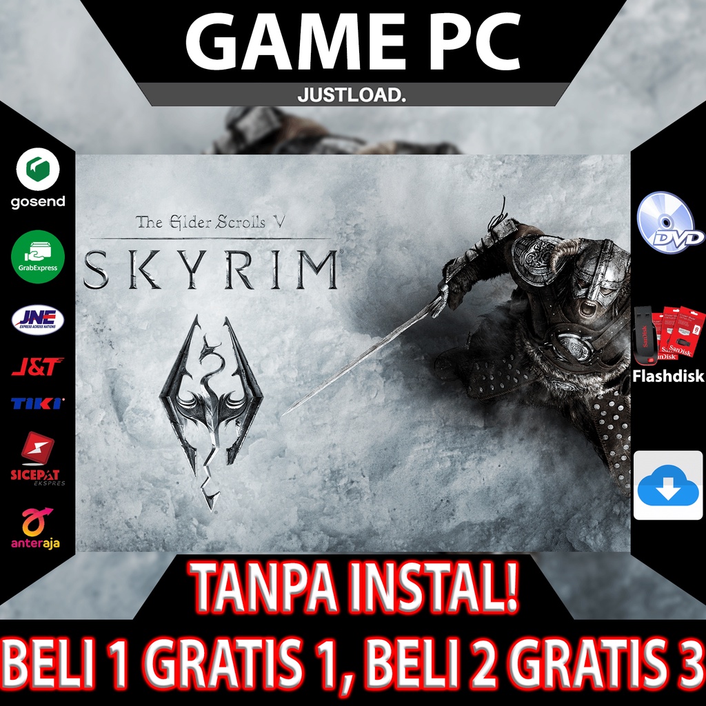 Jual THE ELDER SCROLLS V SKYRIM PC GAME PC KOMPUTER LAPTOP GAMING MURAH ...