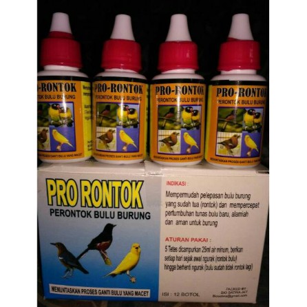 Jual OBAT RONTOK BULU BURUNG ATAU PRO RONTOK | Shopee Indonesia