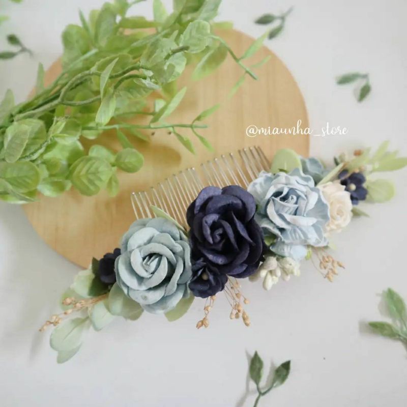Jual [Haircomb] Sirkam Bunga Besar / Bunga sanggul | Shopee Indonesia