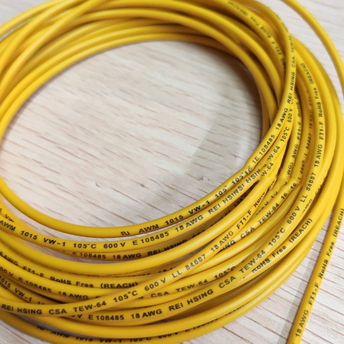 Jual Kabel Rakit AWG 18/1 meter Kabel Rakit Amplifier Kabel Rakitan ...