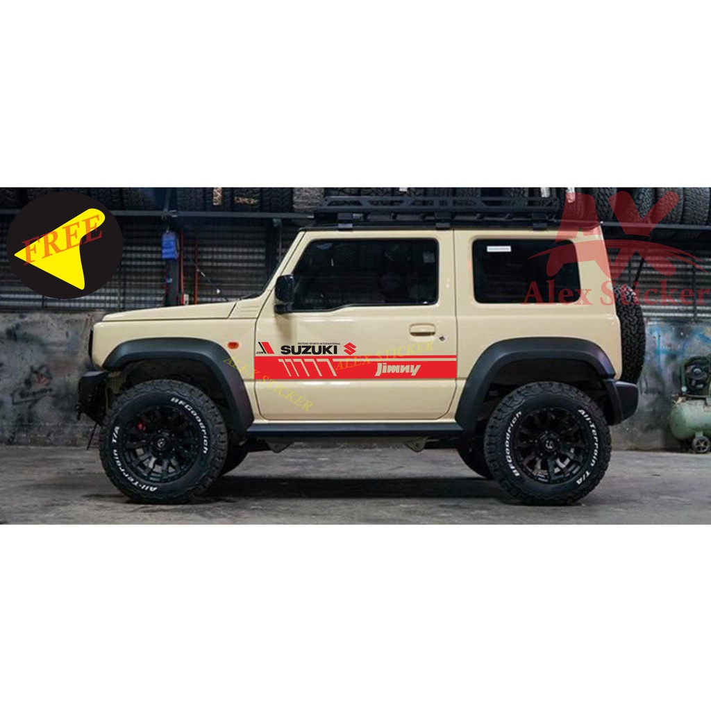 Jual STIKER STICKER MOBIL JIMNY STIKER MOBIL SUZUKI JIMNY KATANA JEEP ...