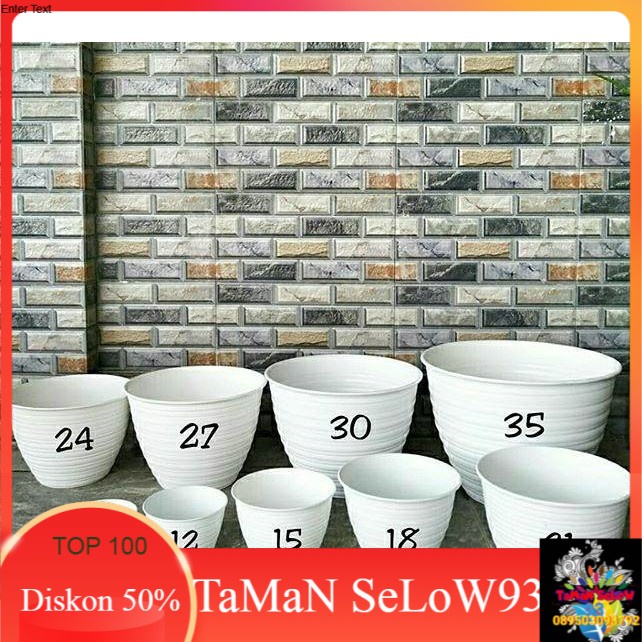 Jual Pot Tawon Putih Ukuran Cm Pot Tanaman Pot Bunga Shopee Indonesia