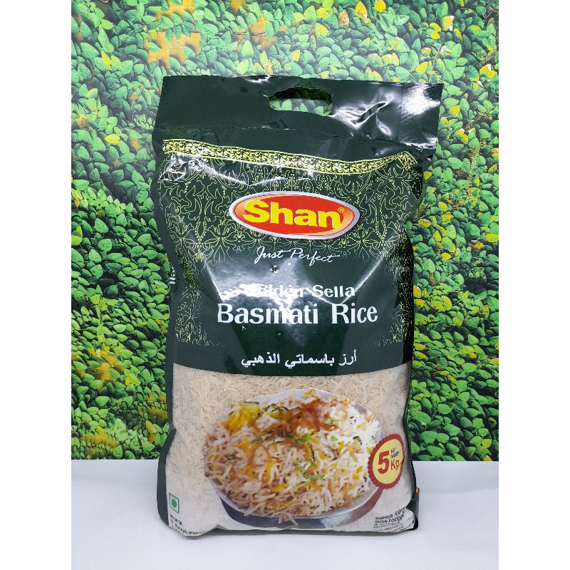 Jual BERAS BASMATI Rice SHAN 5 KG free garam himalaya Shopee Indonesia