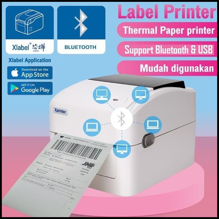 Jual Printer Barcode Thermal Label Resi Xprinter Xp B Bluetooth