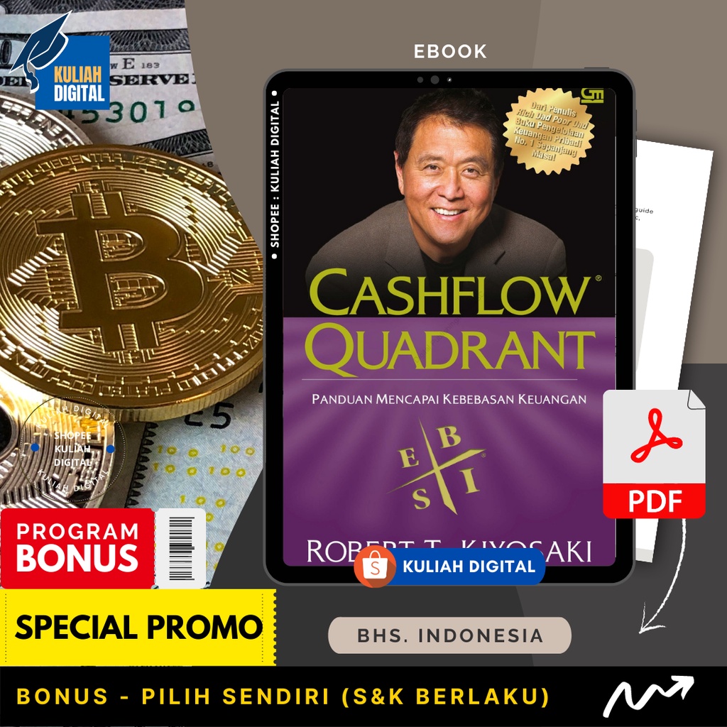 Jual Robert T Kiyosaki Rich Dads Cashflow Quadrant Edisi Revisi