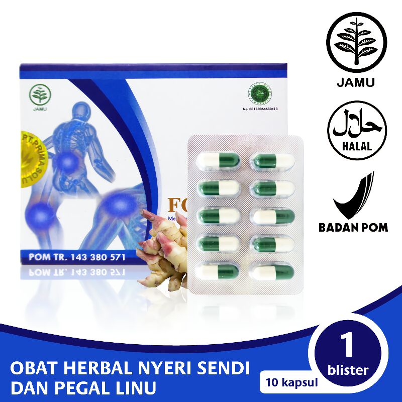 Jual INTAPANNO Forsendi Obat Herbal Nyeri Sendi / Pegal Linu 1 Blister ...