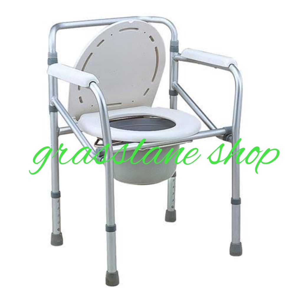 Jual Kursi Bab Commode Chair Tanpa Roda Lipat Untuk Manula Lansia