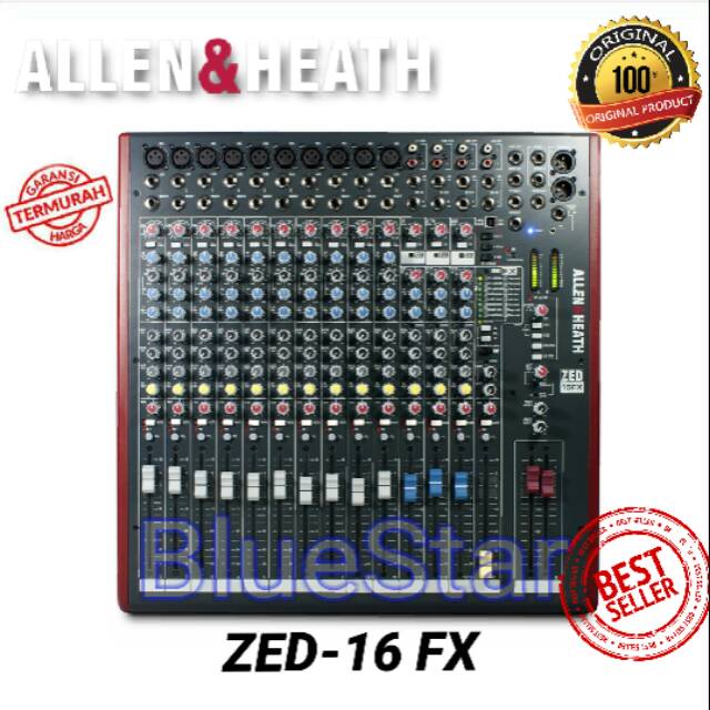Jual Mixer Allen Heath ZED 16 FX Original | Shopee Indonesia