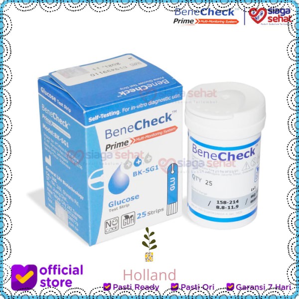 Jual Benecheck PRIME- Test Strip Gula Darah ( Strip Alat Cek Kesehatan ...