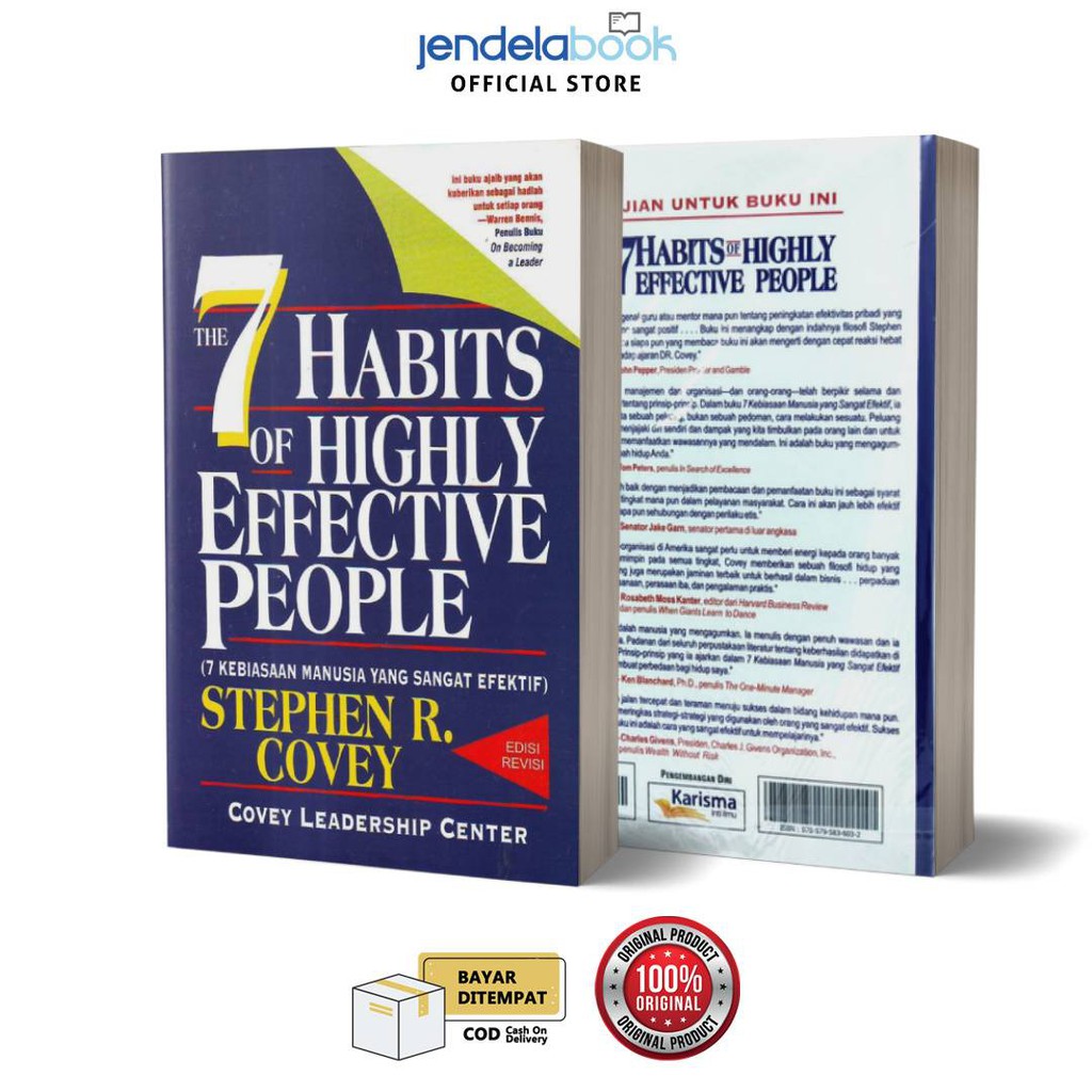 Jual The 7 Habits Of Highly Effective People 7 Kebiasaan Manusia Yang ...