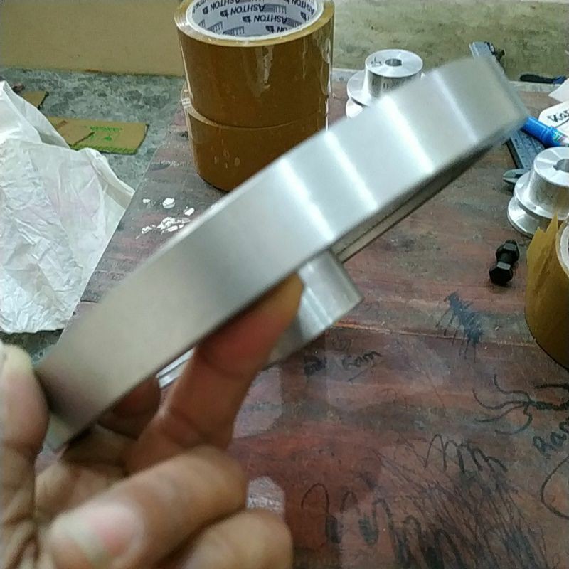 Jual Pulley papas noken as diameter 8 inch as 12 mm jalur rata 20mm ...