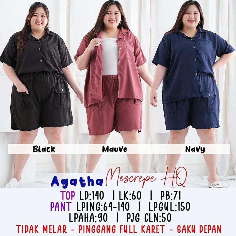 andmary Agatha blouse set up