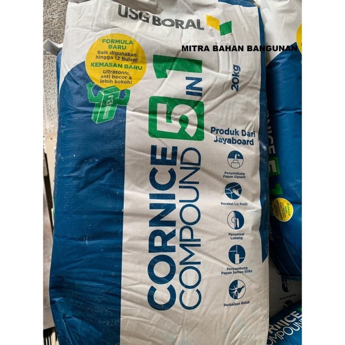 Jual Cornice Compound Jaya 20KG / Semen / Kompon Gypsum Jaya 20KG ...