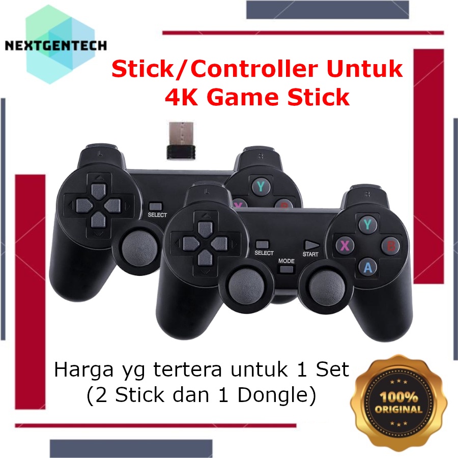 Jual Stick 4K Game Stick Controller Gamepad Wireless Game Stick 4K ...